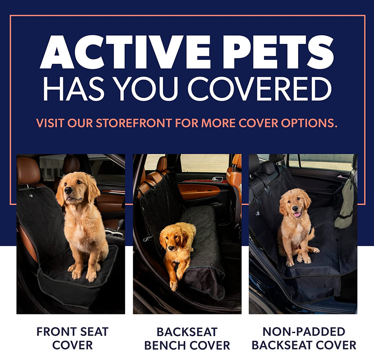 Waterproof Back Seat Car Cover for Pets