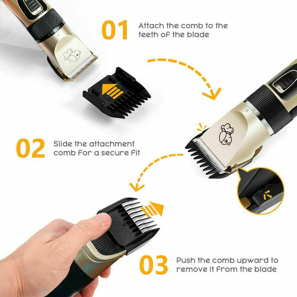 Cordless Pet Grooming Clippers for All Pets